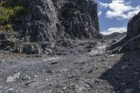 there are many rocks on the mountain to climb them and do their things around them