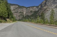 Mountain Landscape Road in Canada Nature