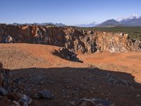 Mountain Landscape: Rugged Road Surrounded by Nature