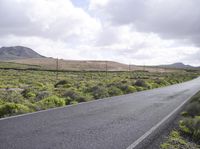 Mountain Landscape in Spain: Road and Asphalt