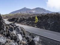 Mountain Landscape in Tenerife with Clear Sky