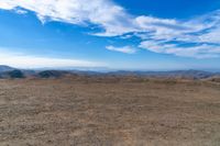 Mountain Landscape View with Cumulus Clouds