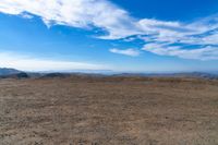 Mountain Landscape View with Cumulus Clouds