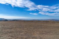 Mountain Landscape View with Cumulus Clouds