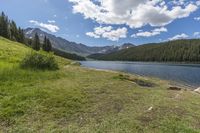 Mountain Landscape with Water in Colorado