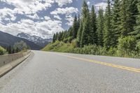 Mountain Landscape: Winding Road in Canada