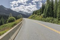 Mountain Landscape: Winding Road in Canada