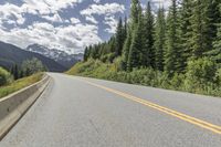 Mountain Landscape: Winding Road in Canada