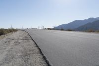 Mountain Landscape with Winding Road in Rural Setting