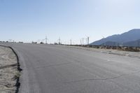 Mountain Landscape with Winding Road in Rural Area 006
