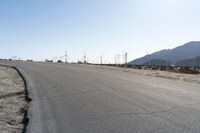 Mountain Landscape with Winding Road in Rural 007