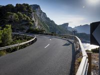 Mountain Pass in the Alps: Enjoy the Clear Sky and Breathtaking Views