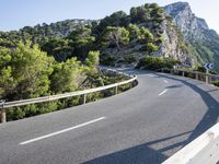 Mountain Pass in the Alps: Enjoy the Clear Sky and Breathtaking Views