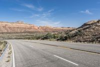 Mountain Pass: Curving Road in a National Park