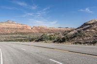 Mountain Pass: Curving Road in a National Park