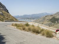 Mountain Pass in Mallorca, Europe: Clear Skies and Breathtaking Views