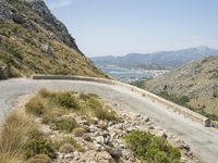 Mountain Pass in Mallorca, Europe: Clear Skies and Breathtaking Views