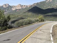 Mountain Pass Highway in California, USA