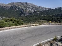 Mountain Pass in Mallorca: Clear Sky and Spectacular Views