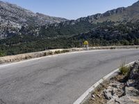 Mountain Pass in Mallorca: Clear Sky and Spectacular Views