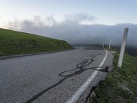 Mountain Pass Road in California: Driving Through the Fog