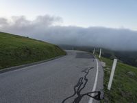 Mountain Pass Road in California: Driving Through the Fog