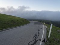 Mountain Pass Road in California: Driving Through the Fog