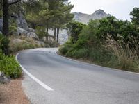 Mountain Pass Road in Spain: Clear Sky and Spectacular Views