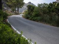 Mountain Pass Road in Spain: Clear Sky and Spectacular Views