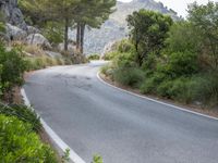 Mountain Pass Road in Spain: Clear Sky and Spectacular Views