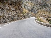 A Scenic Drive through a Mountain Pass in Europe