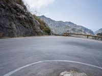 Mountain Pass on Spain Highway with Scenic View 001