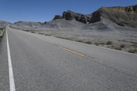 Mountain Pass in Utah: Clear Sky, Desert Geology