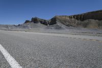 Mountain Pass in Utah: Clear Sky, Desert Geology