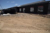 Mountain Range under Clear Skies: A Perfect Day