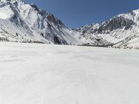 Mountain Range on a Clear Winter Day