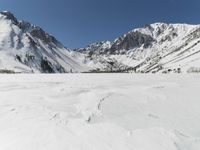 Mountain Range on a Clear Winter Day