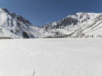Mountain Range on a Clear Winter Day