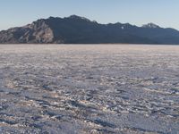 Mountain Range Overlooking Salt Lake City: A Winter Scene