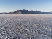 Mountain Range Overlooking Salt Lake City: A Winter Scene