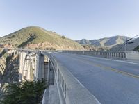 Mountain Road in the Alps: Clear Sky Scenery