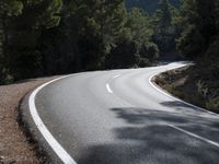 Mountain Road in Asphalt Highland Landscape 003