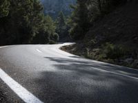 Mountain Road in Asphalt Highland Landscape 006