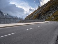 Mountain Road through Austria Highlands