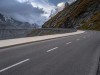 Mountain Road in the Austrian Highlands