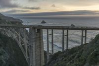 Mountain Road in Big Sur: Expansive Horizon and Scenic Views