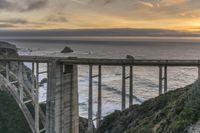 Mountain Road in Big Sur: Expansive Horizon and Scenic Views