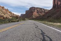 Mountain Road in a Desert Landscape