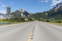 Mountain Road in Europe: Under a Clear Sky