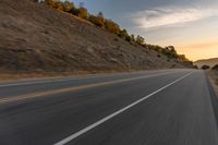 Mountain Road in the Highlands at Dawn